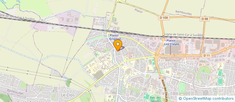 localisation de l'entreprise MONSIEUR VLADISLAV POIATA à PLAISIR