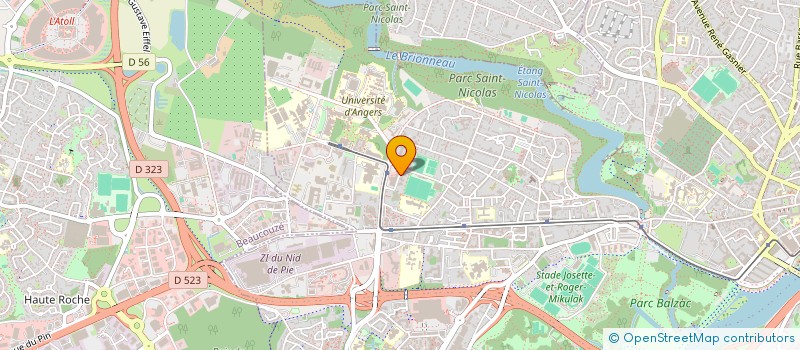 localisation de l'entreprise MONSIEUR VLADISLAV TCHONOVA à ANGERS