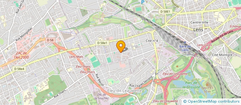 localisation de l'entreprise MONSIEUR VLADYSLAV AKSYNOVYCH  LENS