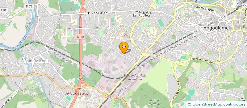 localisation de l'entreprise MONSIEUR VLADYSLAV PATRAUCHAN à ANGOULEME