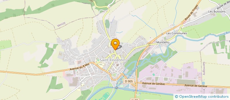 localisation de l'entreprise MONSIEUR VLADYSLAV SHEREMET  SAINT-FLORENTIN