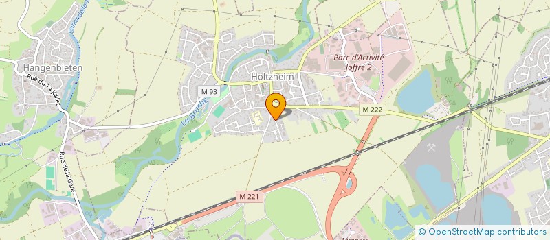 localisation de l'entreprise MONSIEUR VLLAZNIM ZENELI  HOLTZHEIM