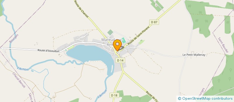 localisation de l'entreprise MONSIEUR VLOREL EMIL POPESCU  MAREUIL-SUR-ARNON