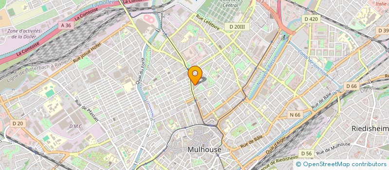 localisation de l'entreprise MONSIEUR VLORENT BEQIRI  MULHOUSE