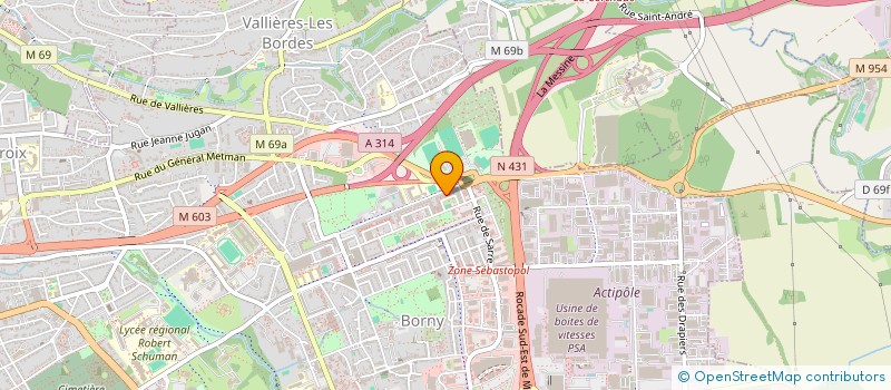 localisation de l'entreprise MONSIEUR VOAN HUN  METZ