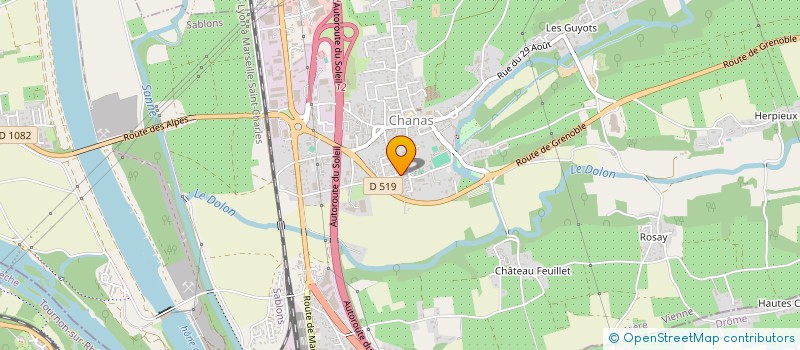 localisation de l'entreprise MONSIEUR VOEUN SOEUM  CHANAS