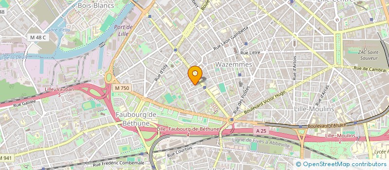 localisation de l'entreprise MONSIEUR VOGUY GBEGLE-BI à LILLE