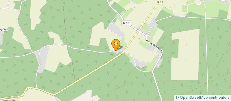 localisation de l'entreprise MONSIEUR VOIN RADOVIC  LES BAUX-DE-BRETEUIL