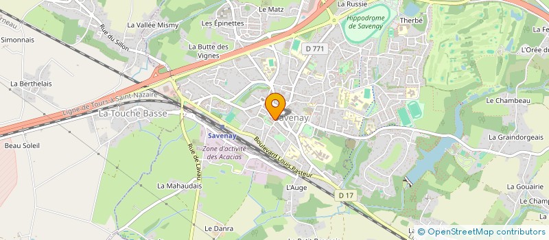 localisation de l'entreprise MONSIEUR VOLDI LAGRENEE à SAVENAY