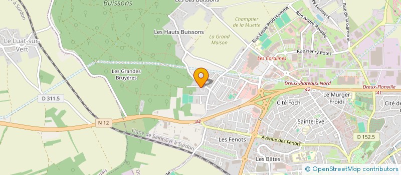 localisation de l'entreprise MONSIEUR VOLKAN ATSAK à DREUX