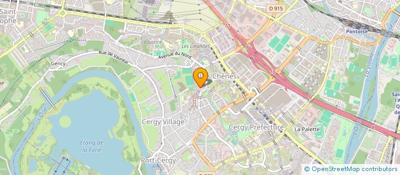 localisation de l'entreprise MONSIEUR VOLKAN CAKIR  CERGY