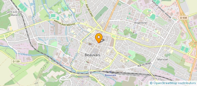 localisation de l'entreprise MONSIEUR VOLKAN KAHYAOGLU  BEAUVAIS