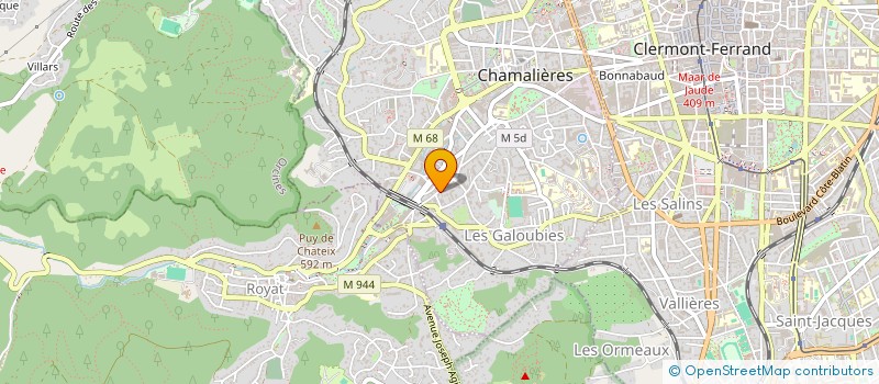 localisation de l'entreprise MONSIEUR VOLKAN NAVARRO  CHAMALIERES