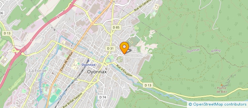 localisation de l'entreprise MONSIEUR VOLKAN SERTKAYA à OYONNAX