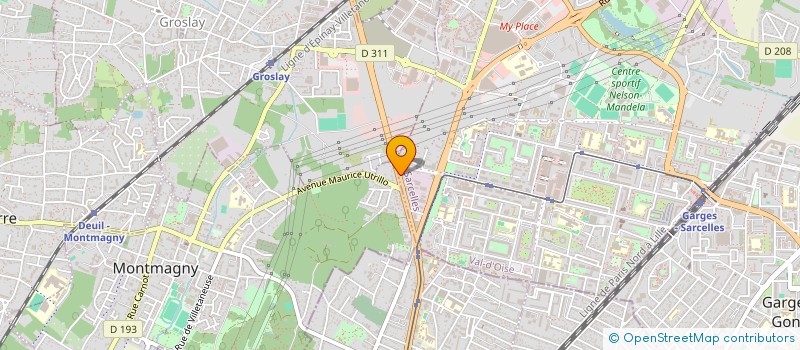 localisation de l'entreprise MONSIEUR VOLKAN YALCIN  SARCELLES