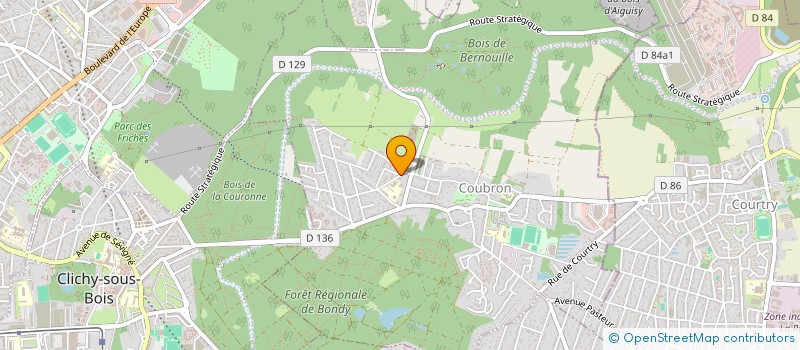 localisation de l'entreprise MONSIEUR VOLKAN YAVUZ  COUBRON