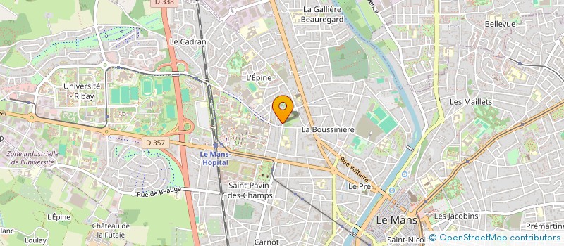 localisation de l'entreprise MONSIEUR VOLKAN YILDIZ à LE MANS