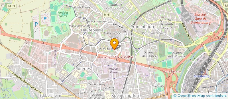 localisation de l'entreprise MONSIEUR VOLKAN YUKSELEN à STRASBOURG