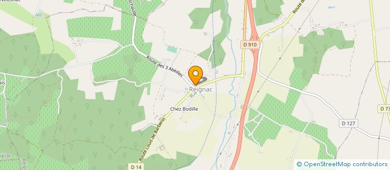 localisation de l'entreprise MONSIEUR VOLNY BERTHOMME à REIGNAC