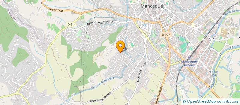 localisation de l'entreprise MONSIEUR VOLNY DE PASCALE à MANOSQUE