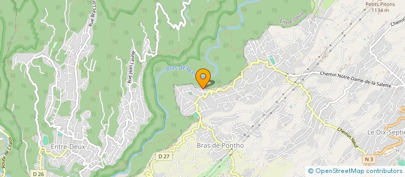 localisation de l'entreprise MONSIEUR VOLNY HOARAU  LE TAMPON