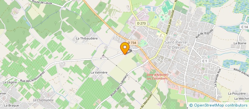 localisation de l'entreprise MONSIEUR VOLODIA PERTSOWSKY  SAINT-PIERRE-D OLERON