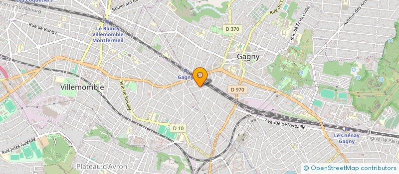 localisation de l'entreprise MONSIEUR VOLODYMYR BORKOVSKYI à GAGNY