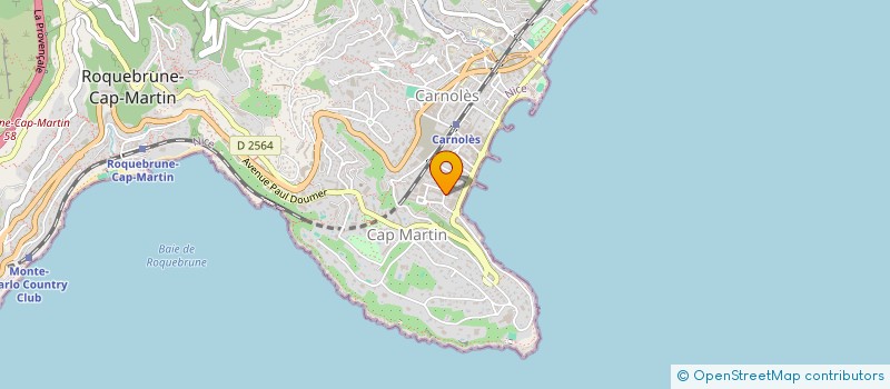 localisation de l'entreprise MONSIEUR VOLODYMYR DOMKIN  ROQUEBRUNE-CAP-MARTIN