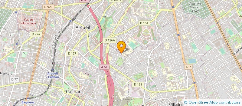 localisation de l'entreprise MONSIEUR VOLODYMYR HUTNYK  ARCUEIL