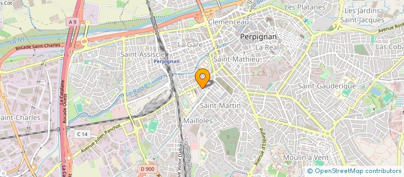 localisation de l'entreprise MONSIEUR VOLODYMYR IVASHCHENKO  PERPIGNAN