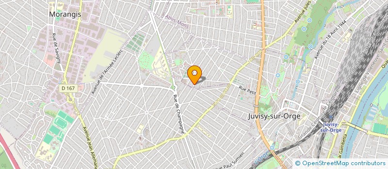 localisation de l'entreprise MONSIEUR VOLODYMYR LAZAREV à JUVISY-SUR-ORGE