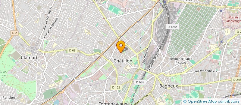 localisation de l'entreprise MONSIEUR VOLODYMYR POLOVYNKA  CHATILLON