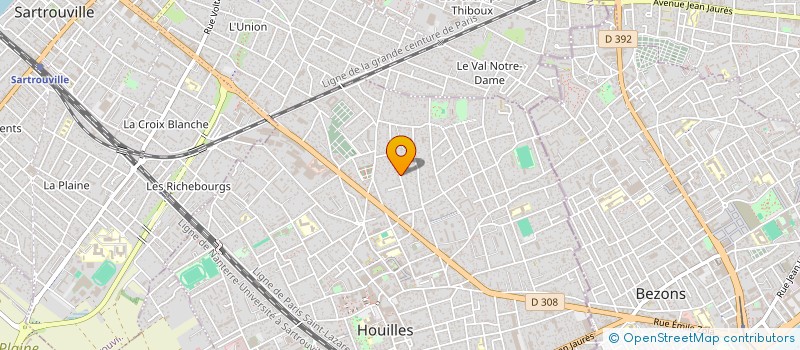 localisation de l'entreprise MONSIEUR VOLODYMYR STEFINYN à HOUILLES