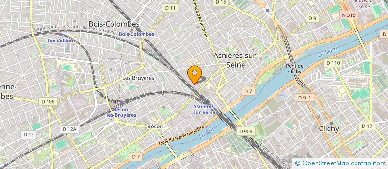 localisation de l'entreprise MONSIEUR VOLODYMYR STEFURAK à ASNIERES-SUR-SEINE