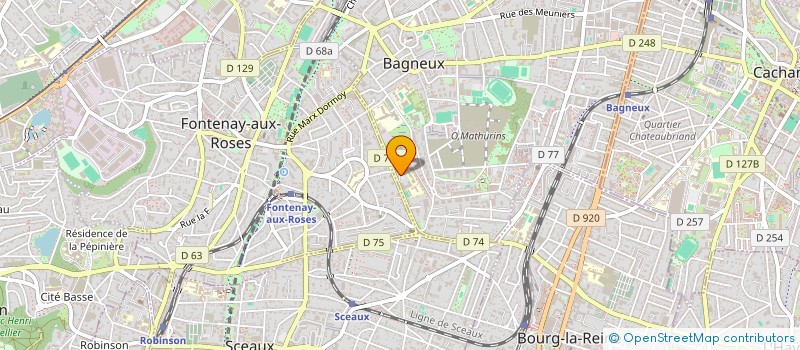 localisation de l'entreprise MONSIEUR VOLODYMYR TKACHUK à BAGNEUX