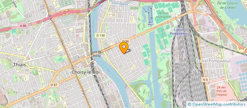 localisation de l'entreprise MONSIEUR VOLODYMYR ZANEVYCH  CHOISY-LE-ROI