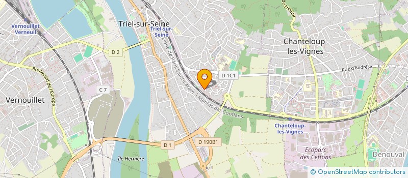 localisation de l'entreprise MONSIEUR VONG LY  TRIEL-SUR-SEINE