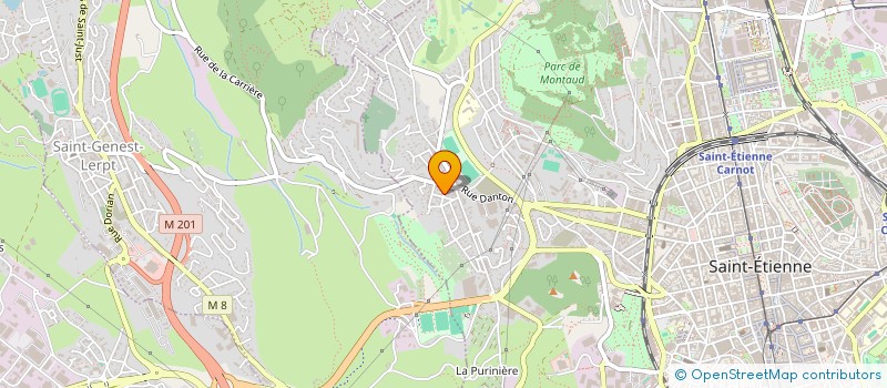 localisation de l'entreprise MONSIEUR VOTIM KADRIA  SAINT-ETIENNE