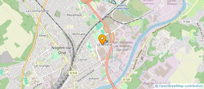 localisation de l'entreprise MONSIEUR VRONEL DESIR  NOGENT-SUR-OISE