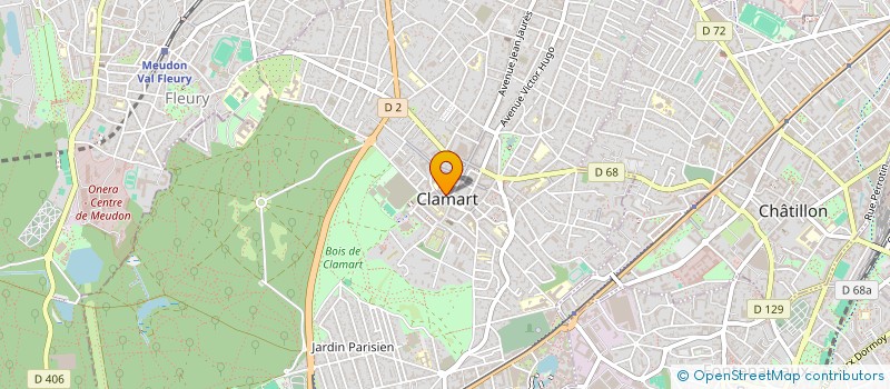 localisation de l'entreprise MONSIEUR VTC à CLAMART