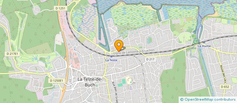 localisation de l'entreprise MONSIEUR VU DUONG à LA TESTE-DE-BUCH