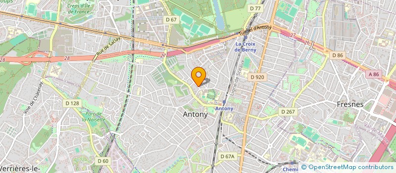 localisation de l'entreprise MONSIEUR VU TRAN TRONG à ANTONY