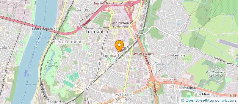 localisation de l'entreprise MONSIEUR VUADENS INENGUE  LORMONT