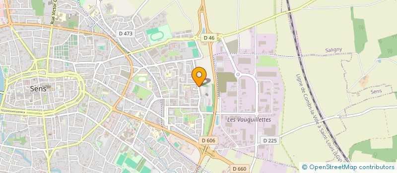 localisation de l'entreprise MONSIEUR VUANDU KINDELE  SENS