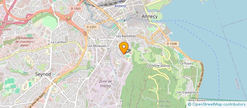 localisation de l'entreprise MONSIEUR VULLNET GURI  ANNECY