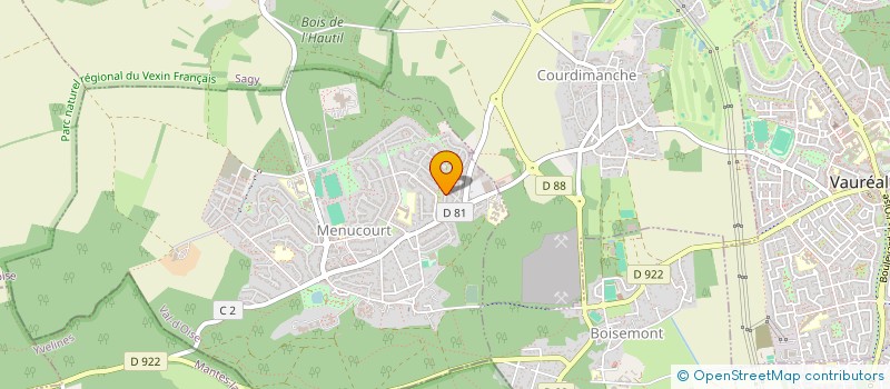 localisation de l'entreprise MONSIEUR VYLOUNNA CHANTHAVONG  MENUCOURT