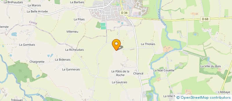 localisation de l'entreprise MONSIEUR VYNSHENZO ADAM  MORDELLES