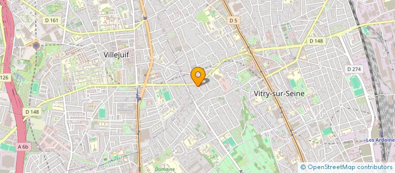 localisation de l'entreprise MONSIEUR VYSHNAV SABU  VITRY-SUR-SEINE