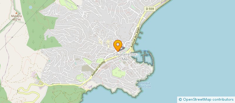 localisation de l'entreprise MONSIEUR VYTHO HYART  CAVALAIRE-SUR-MER