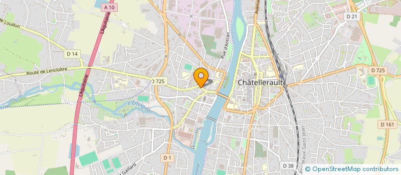 localisation de l'entreprise MONSIEUR WA KOUAKOU  CHATELLERAULT